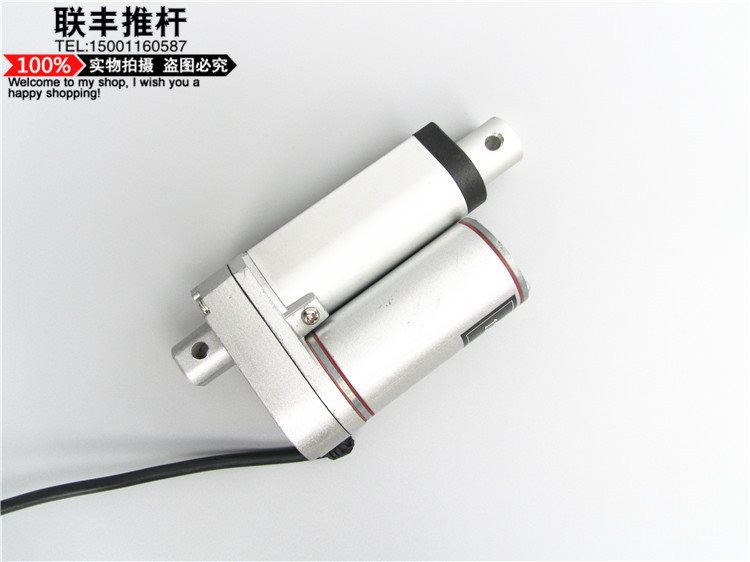20mm微型电动推杆12V24V220交流电机推拉控制伸缩升降缸密室逃脱
