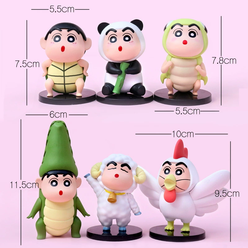 Q-version anime mini figure, cute character collectible, single blind-style figurine (61 g)