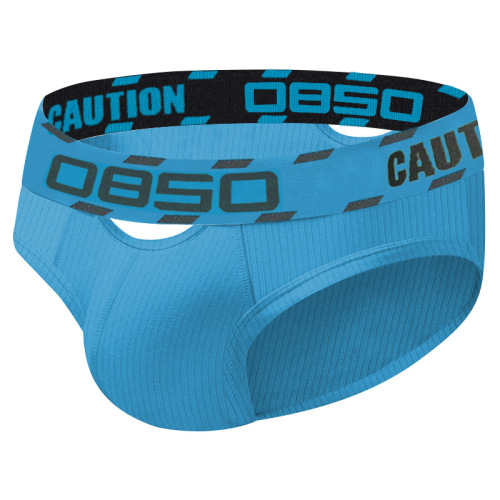  Summer Cross-border New Men's Erotic Triangular Pants with Lace Holes, Comfortable Cotton Quality Sports Leggings