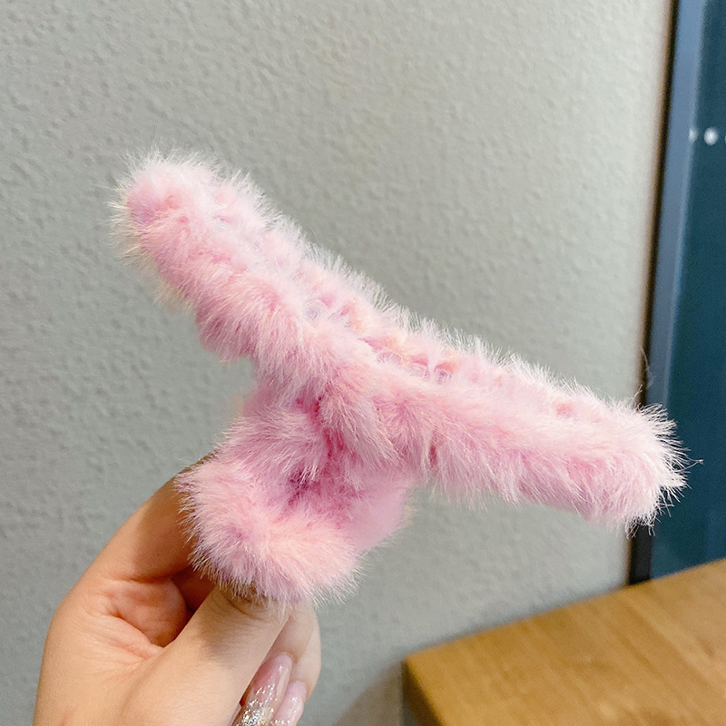 Horquilla de Maillard, pinza de agarre grande de acrílico, volumen de cabello femenino, pinza de tiburón de felpa de alta calidad, horquilla, accesorios para el cabello