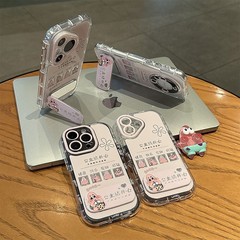 公主请开心适用华为pura70手机壳苹果16派大星支架vivo小米15oppo