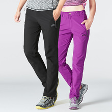 夏季修身弹力快干裤男女运动户外薄款男士登山裤速干裤子厂家批发