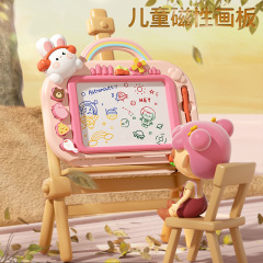 子供の萌えウサギの画板の磁気の画板の落書きの板の赤ちゃんの字の板の磁気のカラーの絵画は支えのおもちゃを持ちます。