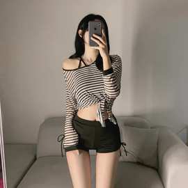 厂家直销游泳衣女新款分体保守纯欲风微胖女孩遮肉肚子显瘦三件套