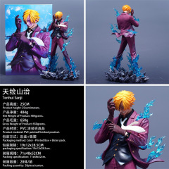 天絵サンジワンピースアニメ周辺フィギュアテーブルとトレンディなモデル