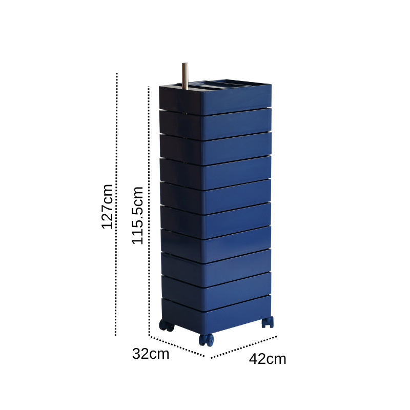 回転収納キャビネット移動可能ベッドサイドキャビネットinsサイドキャビネットシンプル北欧ロッカーネット赤化粧品収納キャビネット
