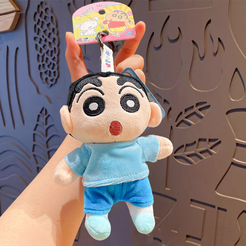Crayons, cloth, movable blue doll
