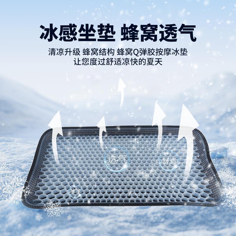 Specialized Seat Cushion for Garment Factories, New Breathable and Comfortable Rubber Seat Cushion for Sewing Machines, Ice-Feel Thickened for Winter, Sweat-Absorbent