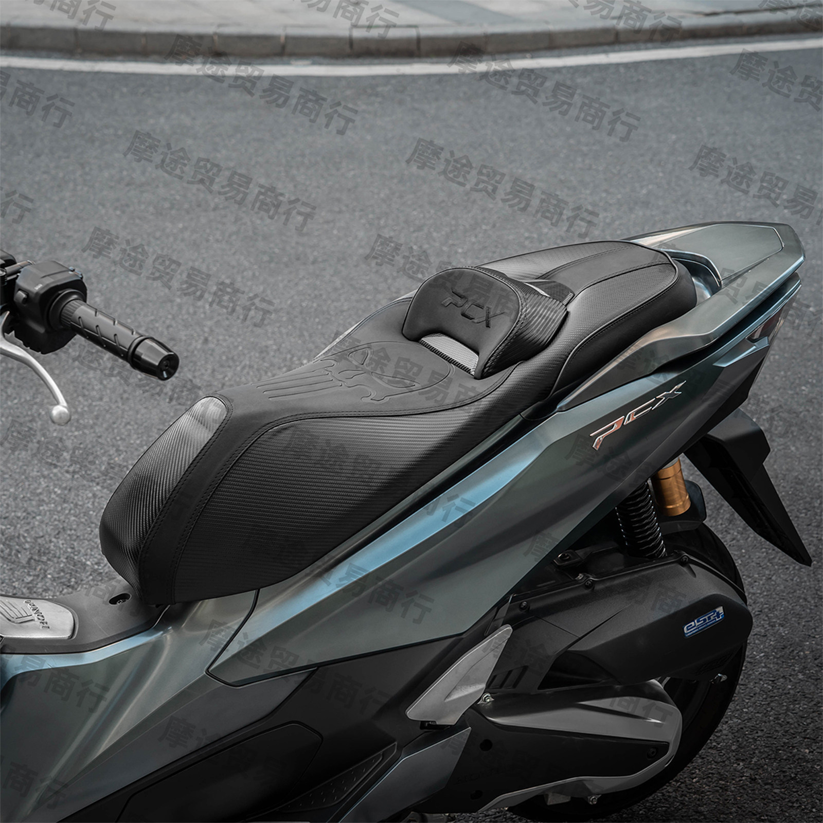 Suitable for Honda Pcx160/150 Modified Seat Cushions, Universal Personalized Embossed Pattern Seat Cushions for Models 18-25