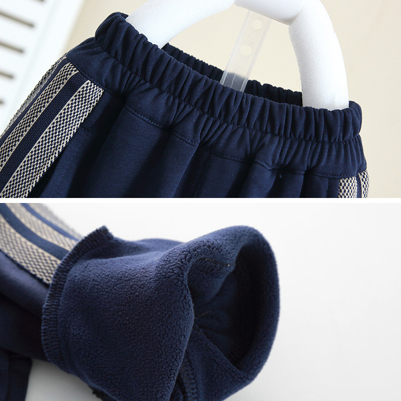 6582 Traje de invierno para niños 2025 Nuevo estilo de otoño e invierno para niños más terciopelo engrosamiento chaqueta de algodón de invierno para bebés