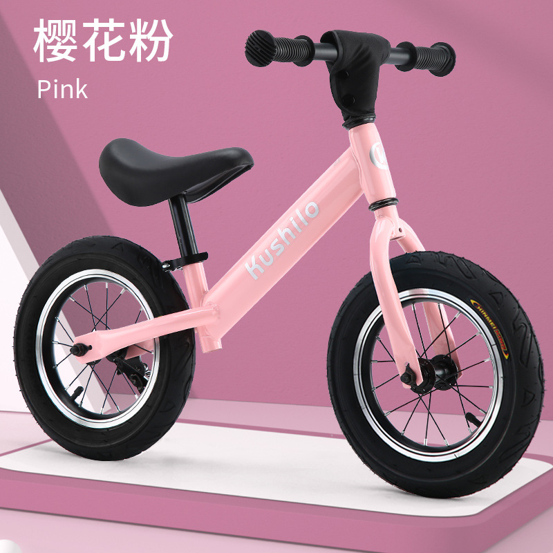 Bicicleta de equilibrio para niños con pedal, bicicleta de dos ruedas de 2 - 6 - 10 años, neumático para bicicleta sin pedal
