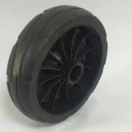 厂家供应 轴承塑料轮子割草机塑胶轮PP脚轮 PVC滚轮