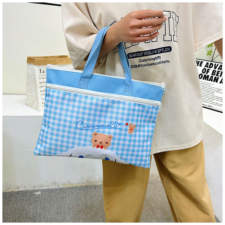 The new Spring 2024 Stardelo minimalist cartoon large-capacity student handbag, study materials and tutorial bag undefined