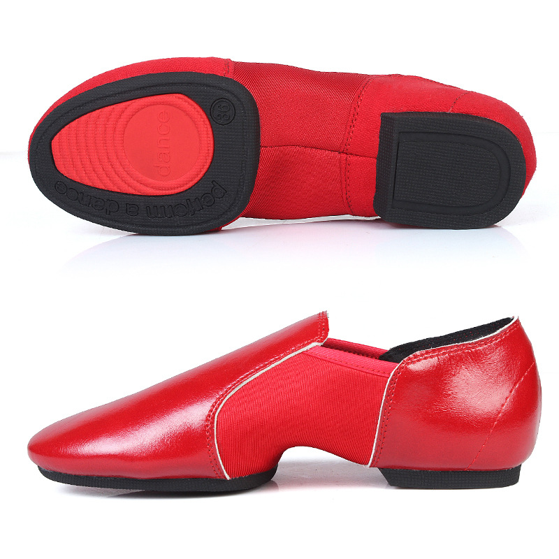 12_弹力皮-胶底-红(偏小加一码拍）