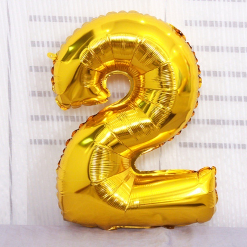 32inch デジタルバルーン Lサイズ Mサイズ ローズゴールデン アルミフィルム 子供の誕生日パーティー 赤ちゃん 1歳アレンジメント|undefined