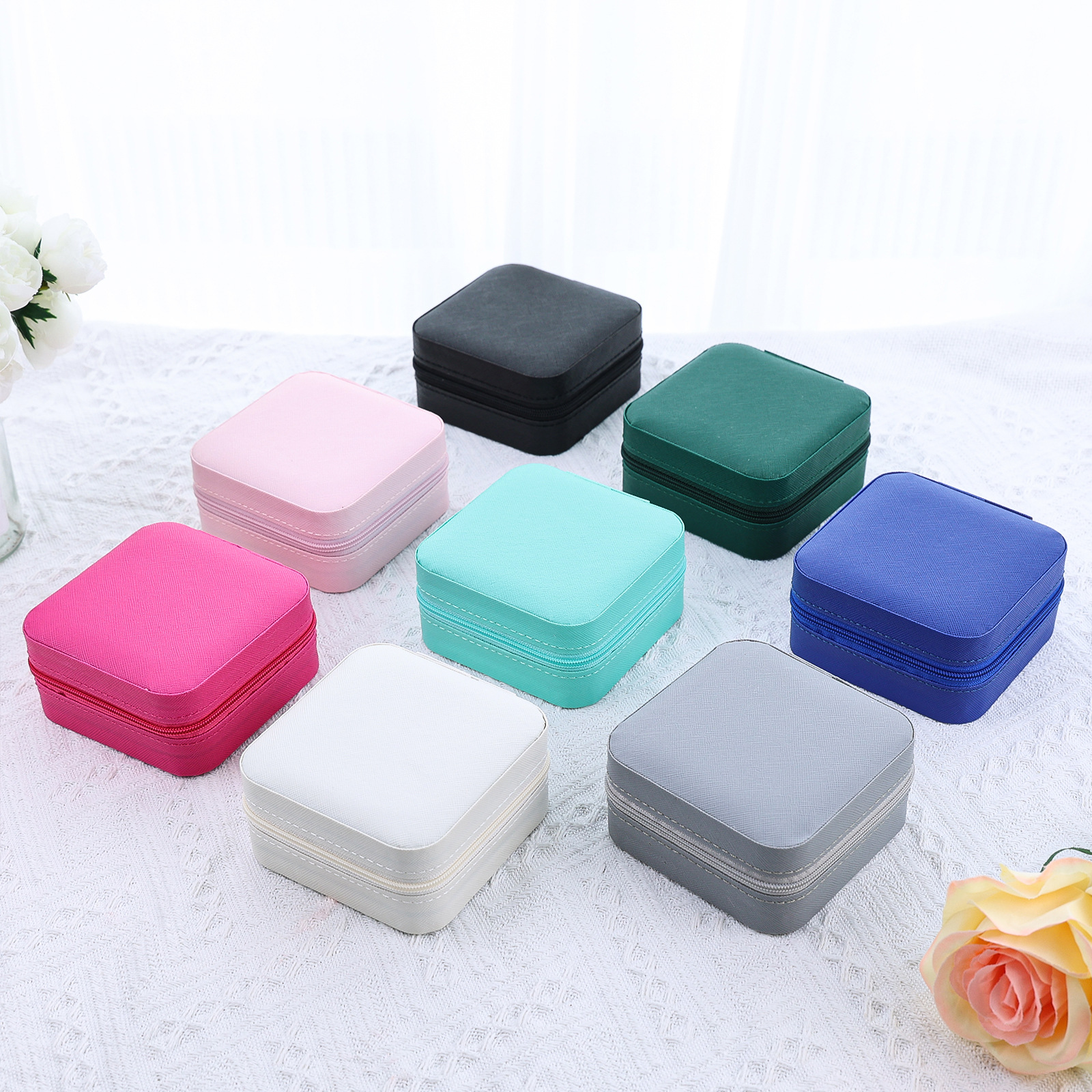 首饰收纳盒饰品盒子耳环项链手链戒指包装盒小清新风ins风珠宝