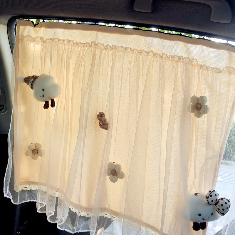Car Window Sunshade, In-Car Sun Protection Curtain, Car-Mounted Baby Sleeping Privacy Curtain for Front and Rear Seats