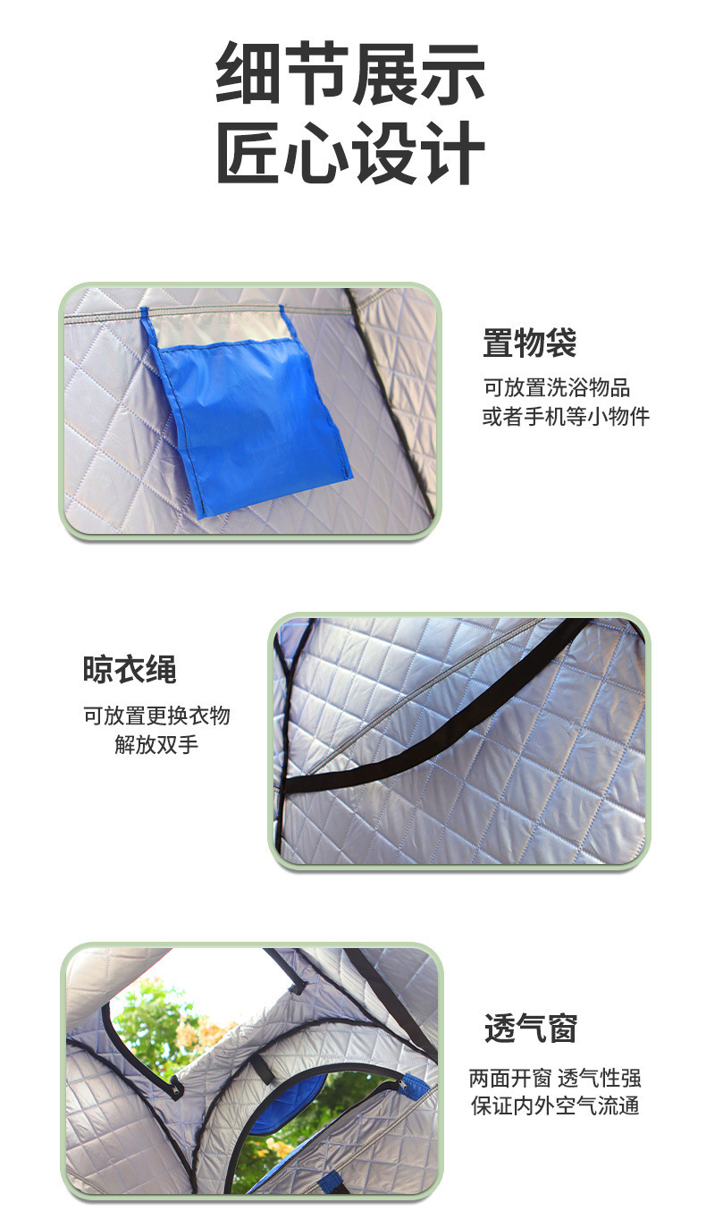 Cross-border bestseller: portable outdoor camping toilet, car-mounted folding toilet, emergency camping toilet for travel and self-driving trips