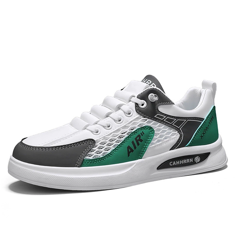 Летняя обувь, тонкие дышащие белые кроссовки