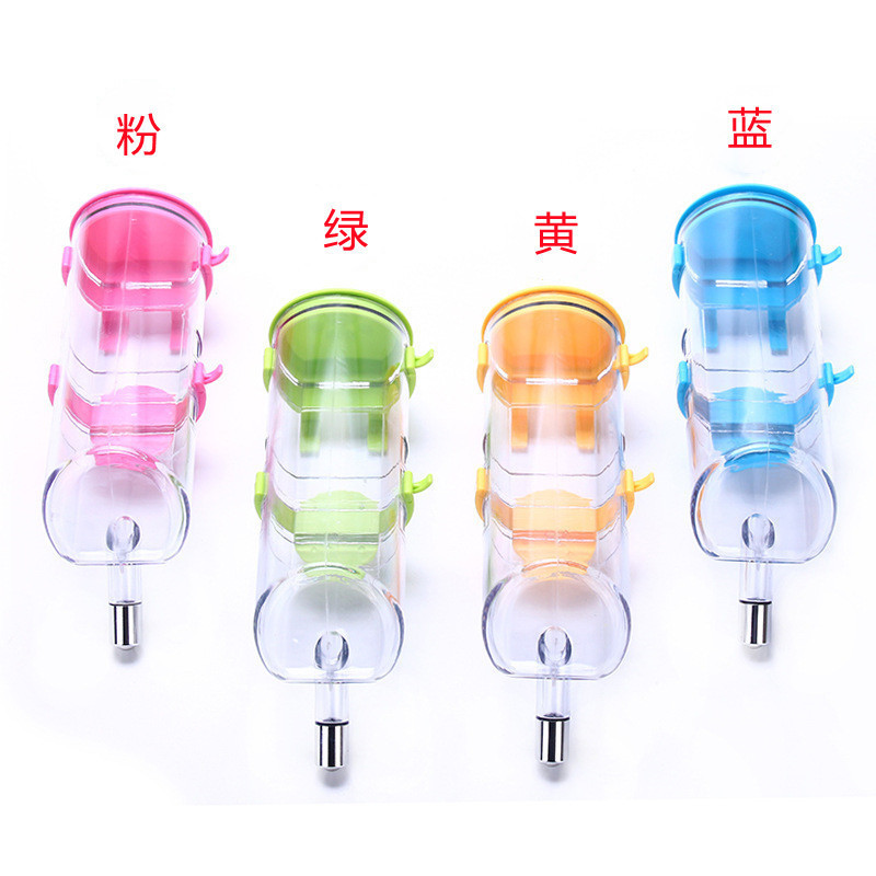 Taza de agua para mascotas, botella de agua para conejo, perro, gato, taza de agua potable, alimentador de agua, tipo de suspensión automática para perros