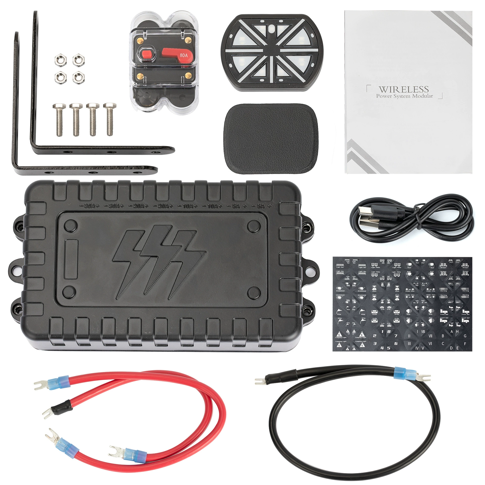 8-полосный Мощный встроенный контроллер модификации автомобиля контроллер лампы модификации внедорожника контроллер лампы