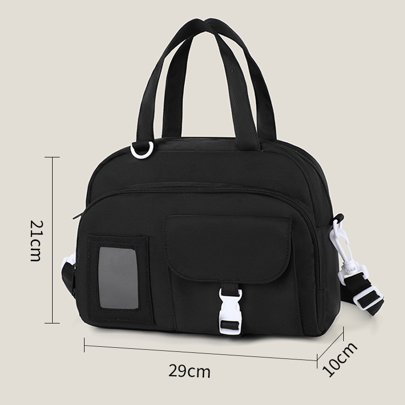 Bolsa de moda japonesa y coreana, bolso de hombro de secundaria secundaria, mochila de gran capacidad, bolso de dulces, bolso de mano.