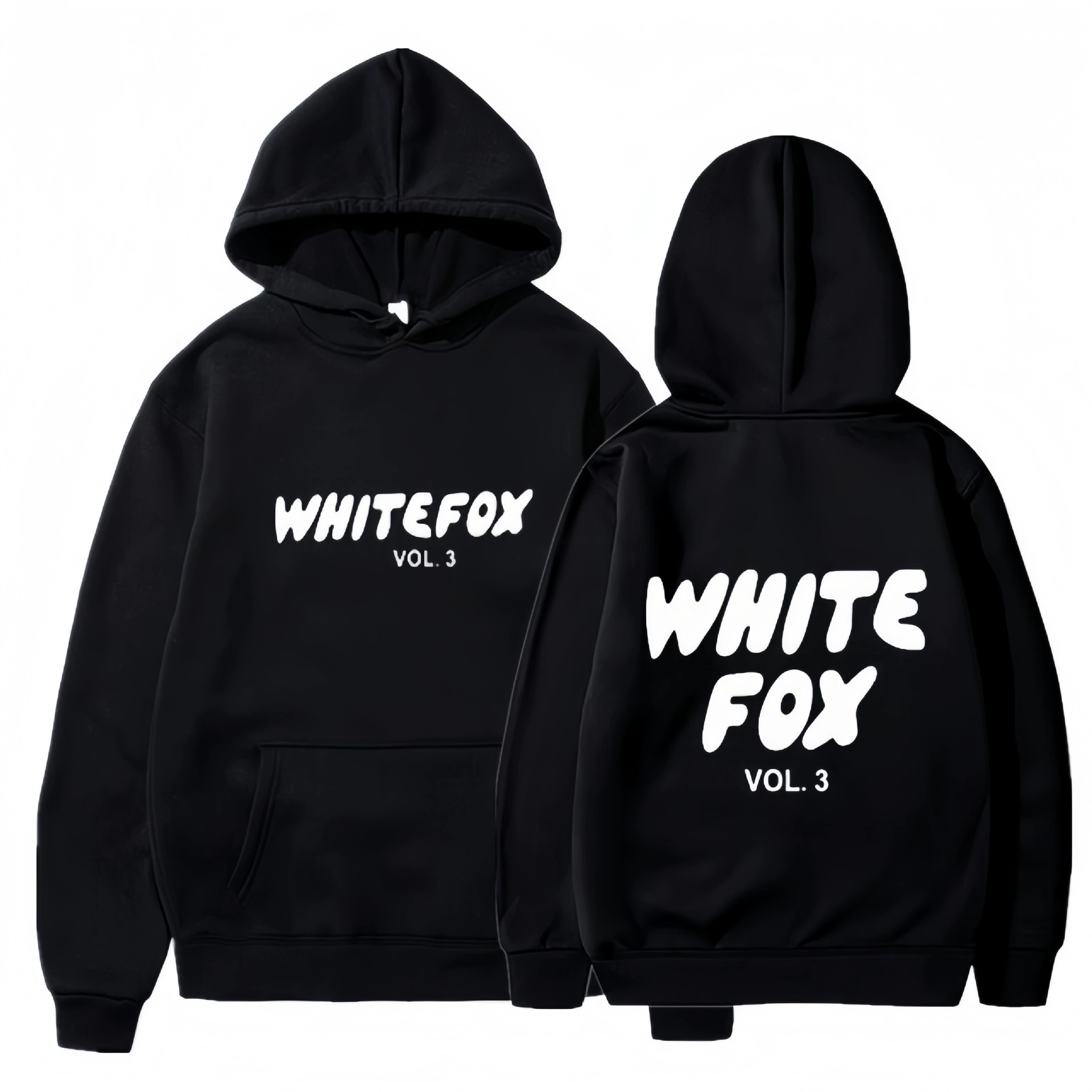 2024 кросс-бордер новый европейский и американский стиль худи WHITEFOX с дополнительной опорой одежда в том же стиле женская толстовка