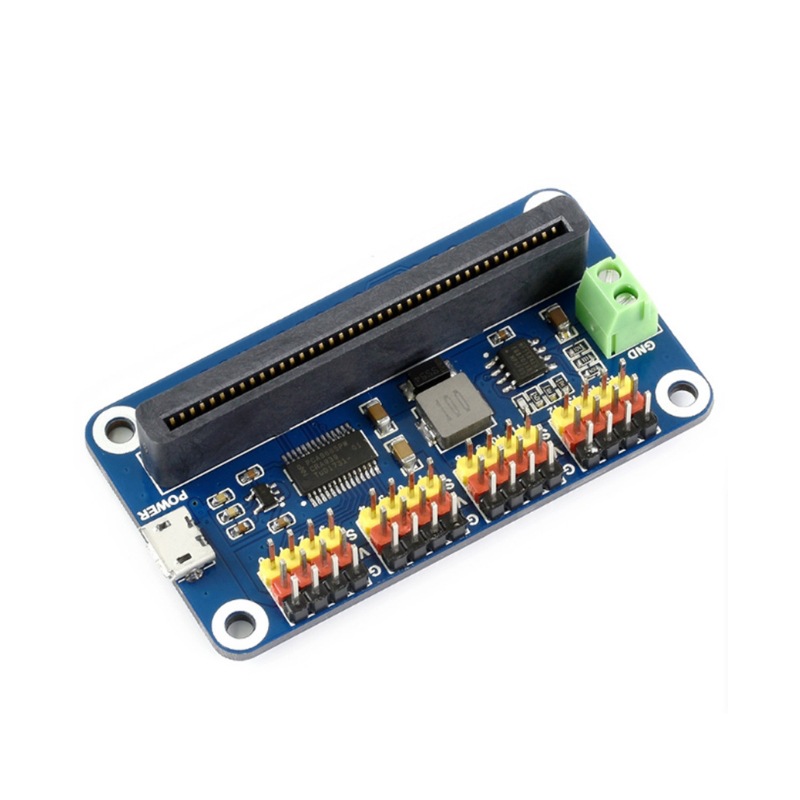 Micro:bit舵机驱动板 I2C接口 可控制16路舵机 每路12位分辨率