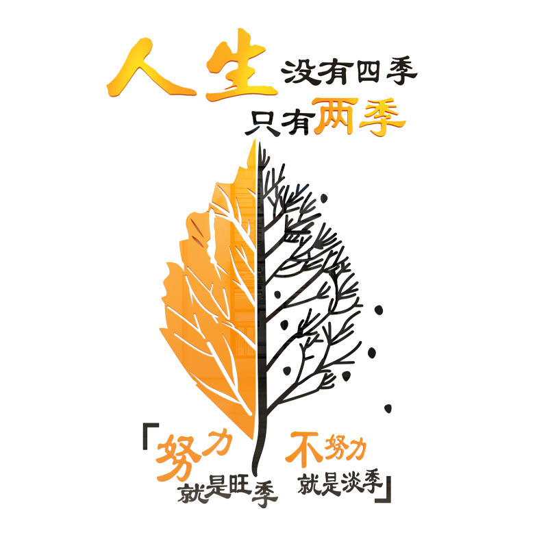 クリエイティブ文化壁面激励志標語オフィス装飾背景壁貼り会社企業会議イメージ3dシール