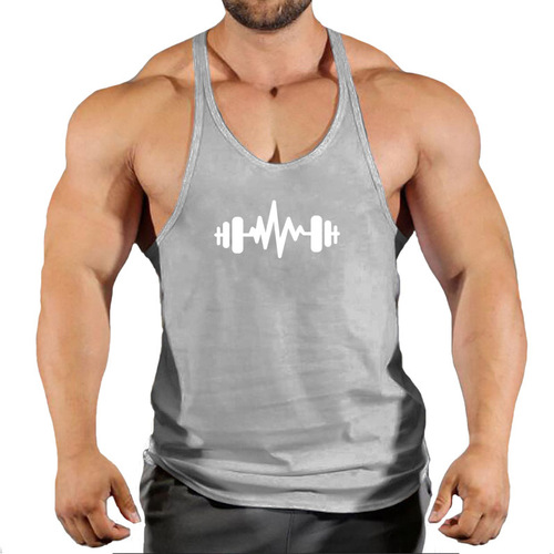Men's Summer Sleeveless Fitness Top Running Shirts with Quick-Drying Technology