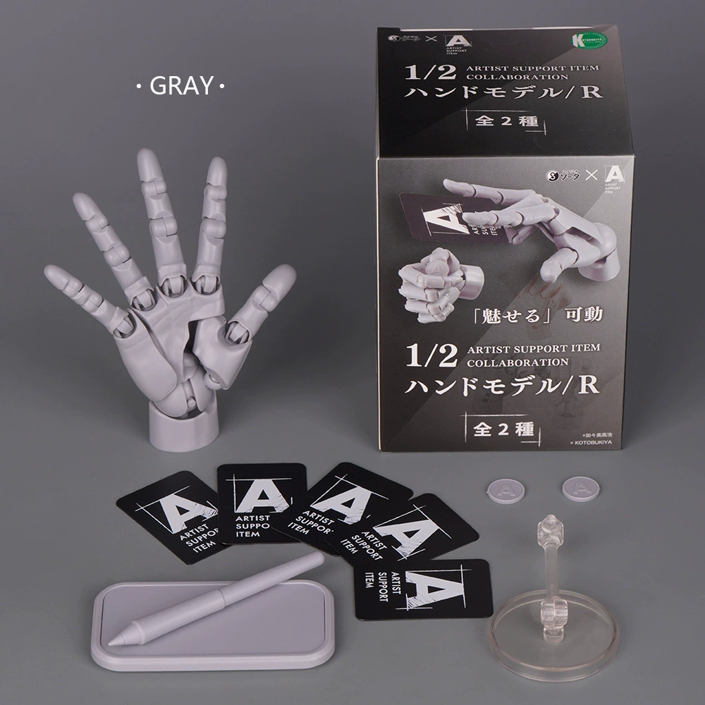 Миниатюрная модель яйца в коробке 1/2, модель пальмового яйца, супер подвижный сустав пальца, модель человеческой руки, рисунок, стандартная правая рука