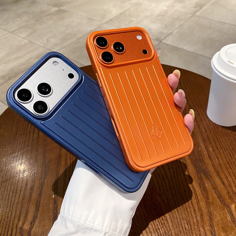 Luggage-Style Case Suitable for Apple 17 Pro Max Phone Case, 16 Pro Max Anti-Drop Case, 13 Protective Cover