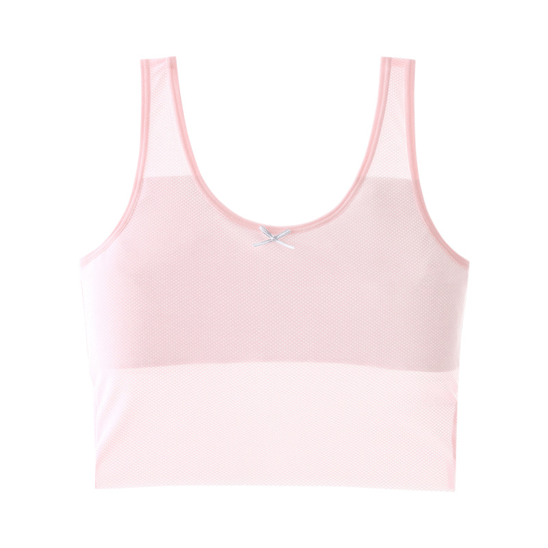 Chaleco pequeño para niñas durante el desarrollo de la juventud, cabestrillo para niños de 9 a 15 años, ropa interior de escuela primaria, estilo transpirable de verano