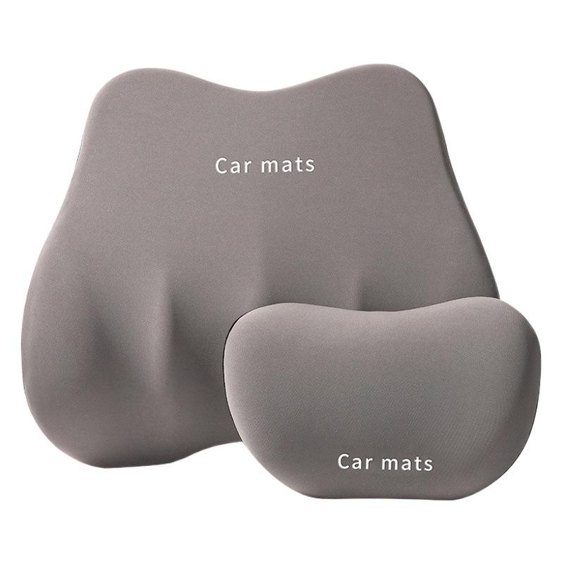 Reposacabezas del coche de negocios soporte lumbar espuma de memoria soporte lumbar almohada del asiento del coche reposacabezas del coche almohada de soporte del cuello del coche