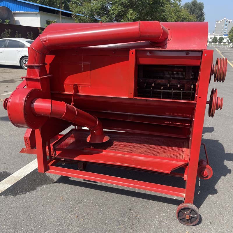 三相电125型山西谷子高粱脱粒机价格多功能稻麦打粒机型号图片