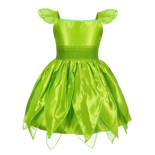 kids Halloween elf dress Tinker Bell fairy birthday party stage performance princess dress children's model show role playing party cosplay costume