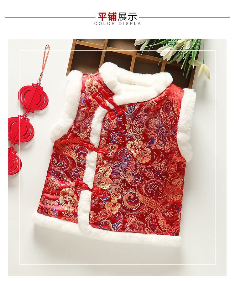 加厚保暖棉马甲