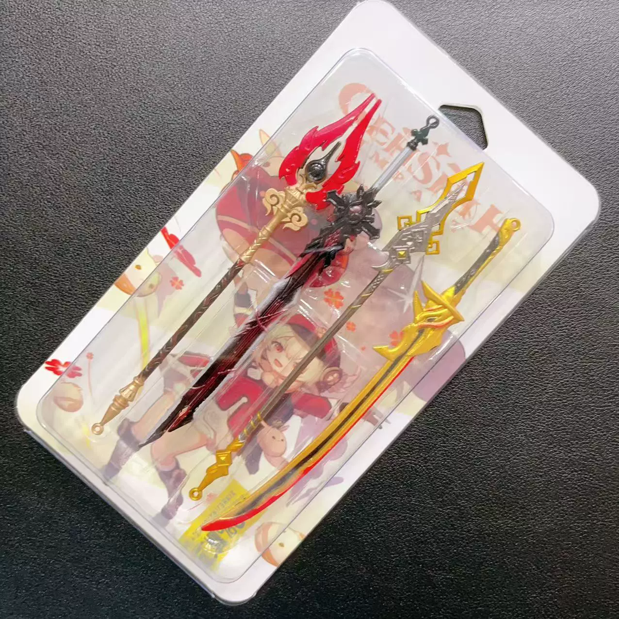 Игровой периферийный алюминиевый оружие модель Genshin Impact костюм Волчья погибель Дракон Нунчак Доулу континент модель