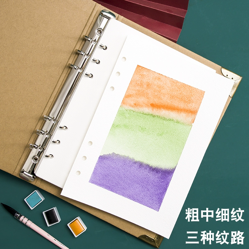 Перелистая акварельные книги для путешествий с ручной росписью книги акварельные книги иллюстрации маркерная бумага цветная свинцовая книга 16