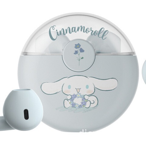 サンリオTWSlanyワイヤレスbluetoothイヤホンスポーツ音楽ゲームマグネットかわいい半入耳卸売新品|undefined