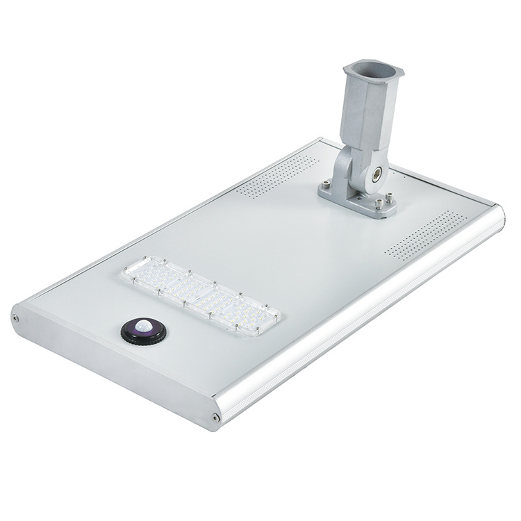 Solar al aire libre patio rural carretera parque urbano lluvia a prueba de relámpagos luminoso perfil LED integrado lámpara de calle