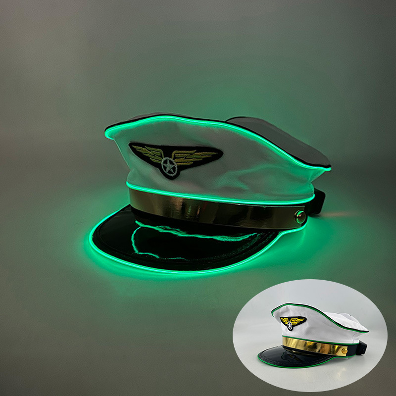 Sombrero de Vaquero LED para Fiestas de Algodón para Eventos y Escenario