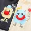 Children's short sleeve T-shirt for boys, summer clothing, summer long-sleeve