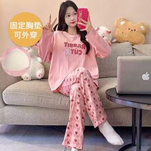 pajamas���ص��ƶ��޳���˯��Ůʿ���＾���п�����ͷ�Ҿӷ���װ