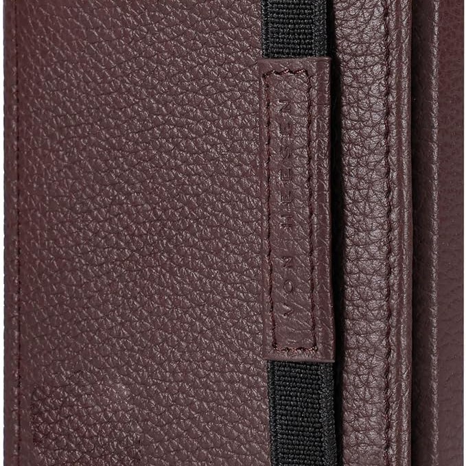 Estación de Alemania venta caliente tres plegables multifuncional billetera RFID anti-robo billetera de cuero ramas de ramas billetera de cuero para hombres