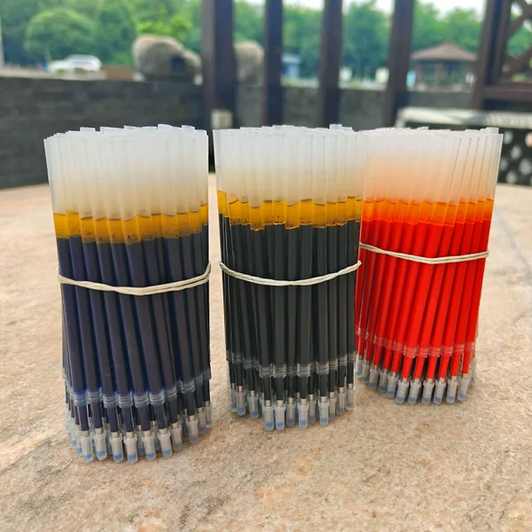 Press-Type Pen Refill K35 Gel Pen Refill 0.5mm Bullet Tip Red Blue Black Office Exam Ballpoint Pen Refill