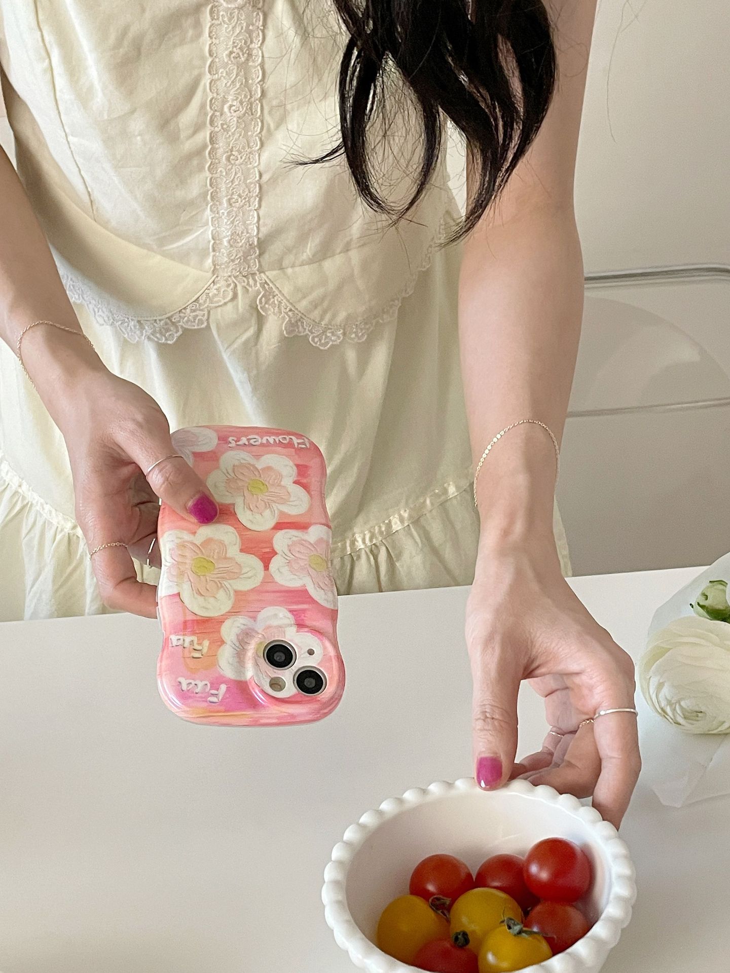 Title 5, Nuova pittura a olio Fiori Gialli e Bianchi cop...