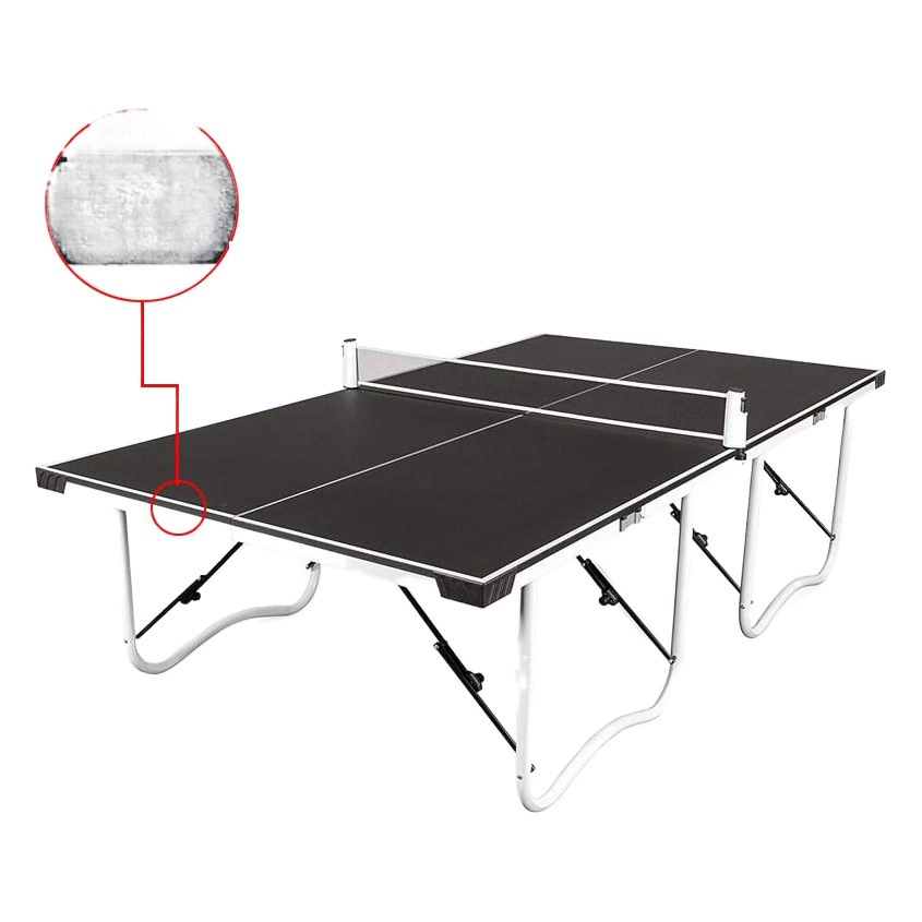 Складной стандартный теннисный стол для домашнего использования, портативный теннисный стол из 4 частей, простой дизайн.