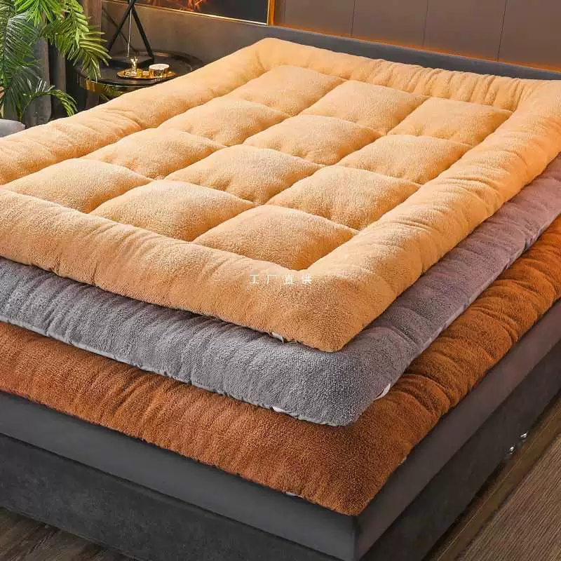 Оптовая продажа зимний бархатный матрас подушка для кровати Симмонс