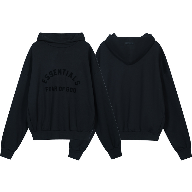 High Street TEMOR DE DIOS ESSENTIALS nueva serie Suelta todo fósforo casual Sudadera con capucha de los hombres